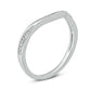 Contour Anniversary Stackable Band in 925 Sterling Silver