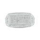 Luxurious Diamond Studded Men's Ring in 925 Sterling Silver