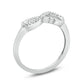 Heartbeat Infinity Diamond Ring in Sterling Silver